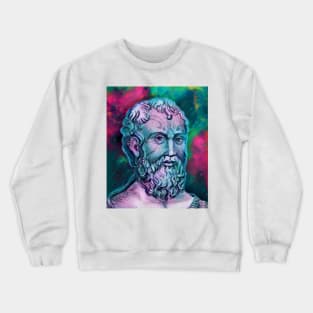 Zeno of Citium Portrait | Zeno of Citium Artwork 5 Crewneck Sweatshirt